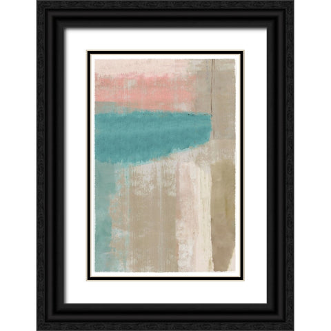 Pastel Blush I Black Ornate Wood Framed Art Print with Double Matting by Kouta, Flora