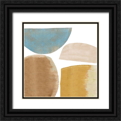 Balancing I Black Ornate Wood Framed Art Print with Double Matting by Kouta, Flora