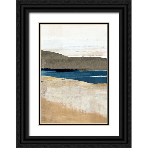 Buttermere Triptych I Black Ornate Wood Framed Art Print with Double Matting by Kouta, Flora