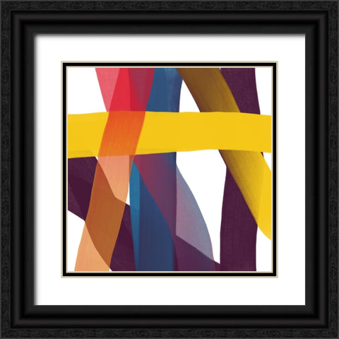 Hip To Be Square II Black Ornate Wood Framed Art Print with Double Matting by Schlotzhauer, Jim