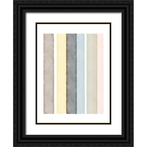 Serenity I Black Ornate Wood Framed Art Print with Double Matting by Schlotzhauer, Jim