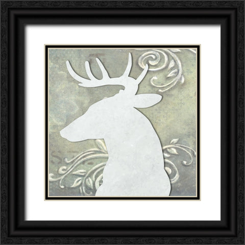 Head On I Black Ornate Wood Framed Art Print with Double Matting by Smith, Karen
