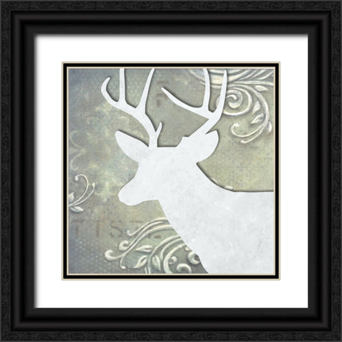 Head On II Black Ornate Wood Framed Art Print with Double Matting by Smith, Karen