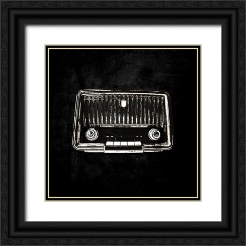Ghost Radio I Black Ornate Wood Framed Art Print with Double Matting by Smith, Karen