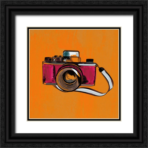 Snapshot I Black Ornate Wood Framed Art Print with Double Matting by Smith, Karen