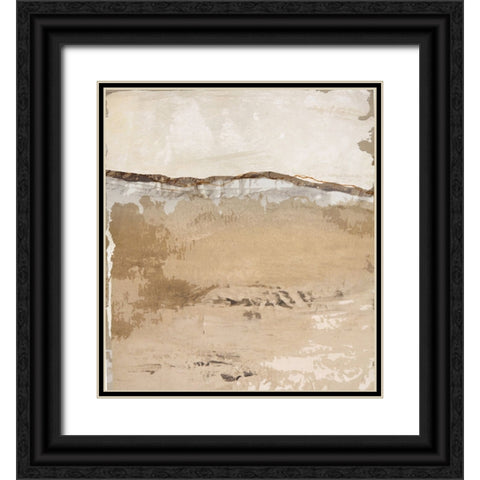 Crack and Groove II Black Ornate Wood Framed Art Print with Double Matting by Smith, Karen