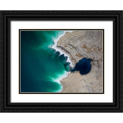 Big Fish Black Ornate Wood Framed Art Print with Double Matting by Eliash, Tomer