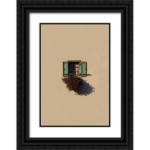 Green fingers Black Ornate Wood Framed Art Print with Double Matting by Cederberg, Marcus