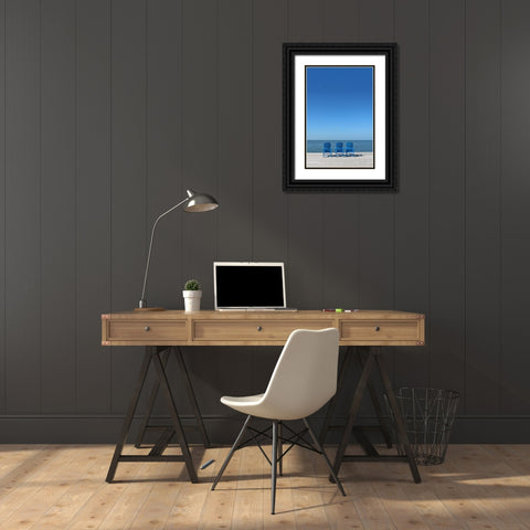 Florida Keys Black Ornate Wood Framed Art Print with Double Matting by Cederberg, Marcus