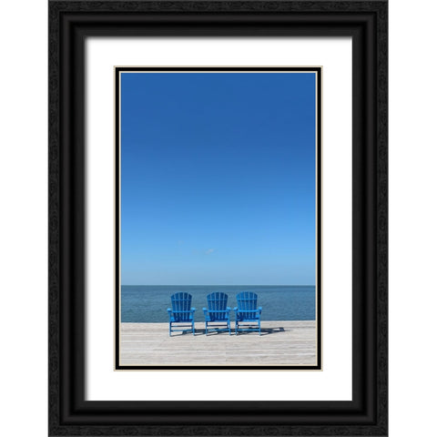 Florida Keys Black Ornate Wood Framed Art Print with Double Matting by Cederberg, Marcus