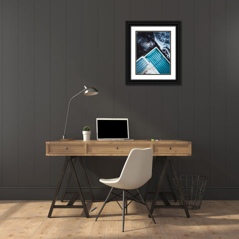 Most famous ocean pool in Australia Black Ornate Wood Framed Art Print with Double Matting by Sarfraz, Asad