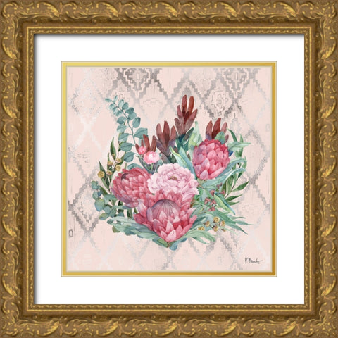 Sugarbush Bloom I Gold Ornate Wood Framed Art Print with Double Matting by Brent, Paul