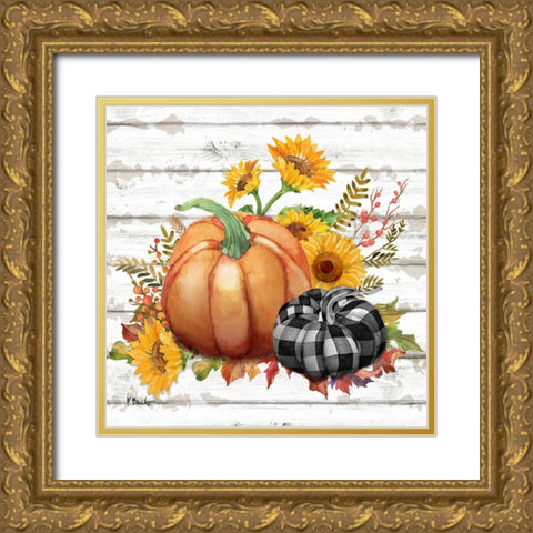 Rustic Fall I Gold Ornate Wood Framed Art Print with Double Matting by Brent, Paul