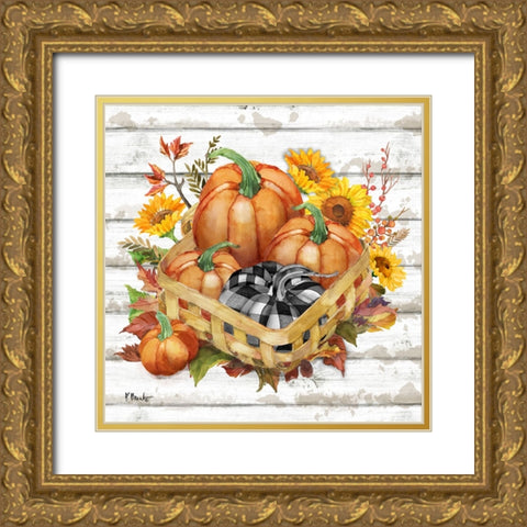 Rustic Fall III Gold Ornate Wood Framed Art Print with Double Matting by Brent, Paul