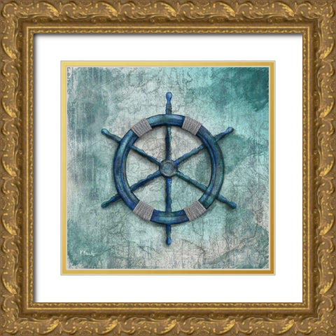 Diving Expedition VII Gold Ornate Wood Framed Art Print with Double Matting by Brent, Paul