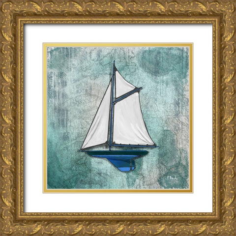 Diving Expedition VIII Gold Ornate Wood Framed Art Print with Double Matting by Brent, Paul