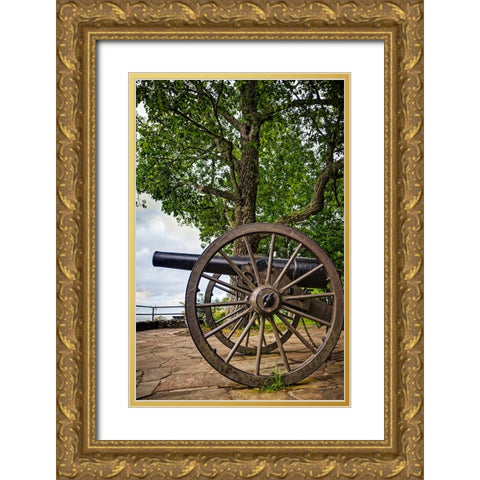 Cannon View 5 Gold Ornate Wood Framed Art Print with Double Matting by Lee, Rachel