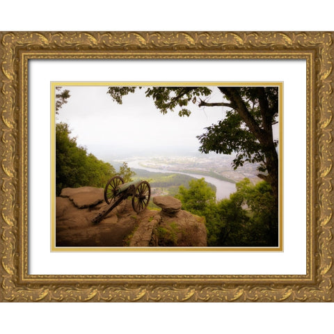 Cannon View 7 Gold Ornate Wood Framed Art Print with Double Matting by Lee, Rachel