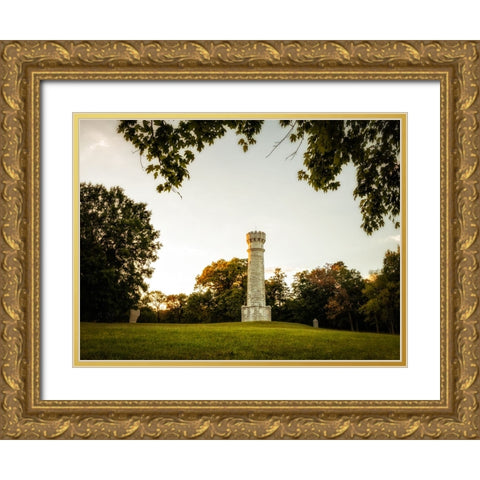 Chickamauga 13 Gold Ornate Wood Framed Art Print with Double Matting by Lee, Rachel