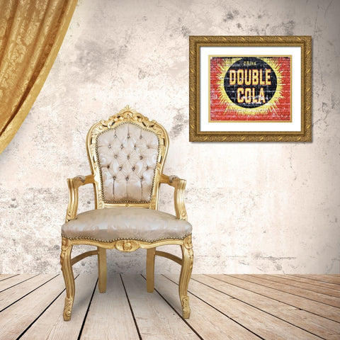 Double Cola Gold Ornate Wood Framed Art Print with Double Matting by Lee, Rachel