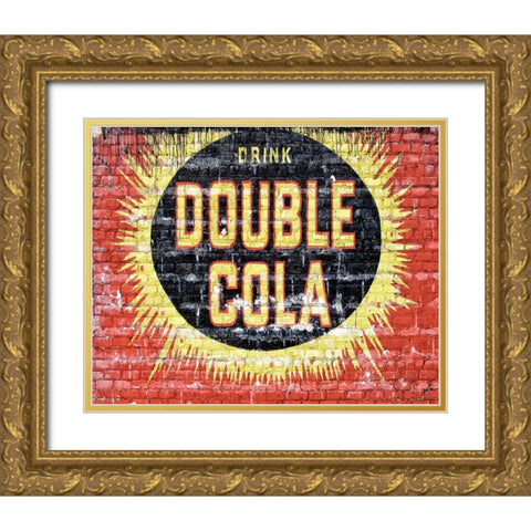 Double Cola Gold Ornate Wood Framed Art Print with Double Matting by Lee, Rachel