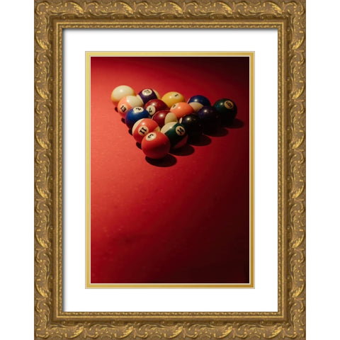 Games 1 Gold Ornate Wood Framed Art Print with Double Matting by Lee, Rachel