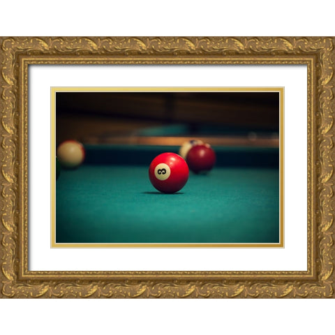 Games 3 Gold Ornate Wood Framed Art Print with Double Matting by Lee, Rachel