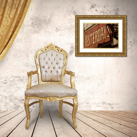 Scenic City 115 Gold Ornate Wood Framed Art Print with Double Matting by Lee, Rachel
