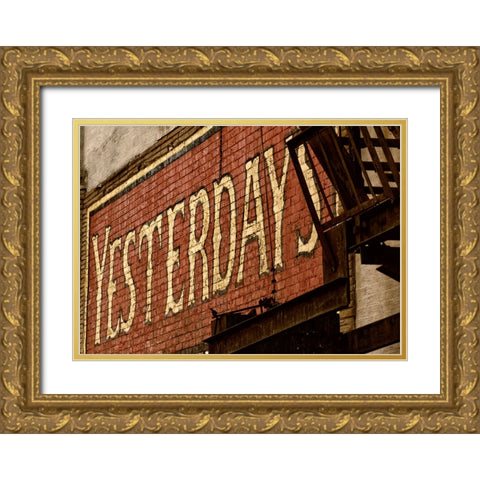 Scenic City 115 Gold Ornate Wood Framed Art Print with Double Matting by Lee, Rachel