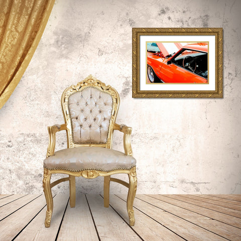 Camaro Gold Ornate Wood Framed Art Print with Double Matting by Malone, Will