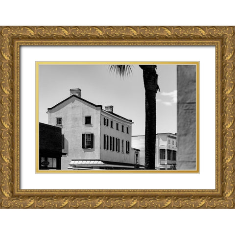 Downtown Beaufort 2 Gold Ornate Wood Framed Art Print with Double Matting by Malone, Will