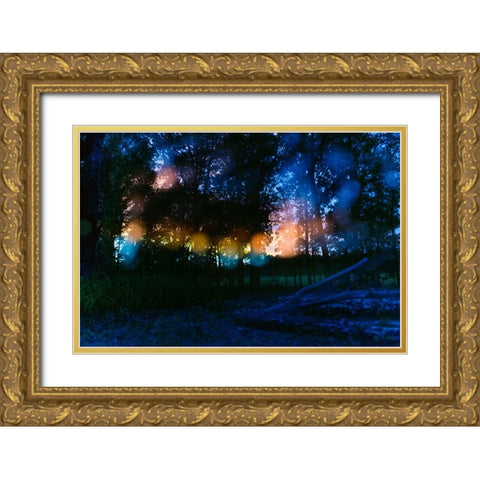 Sunset 4 Gold Ornate Wood Framed Art Print with Double Matting by Malone, Will
