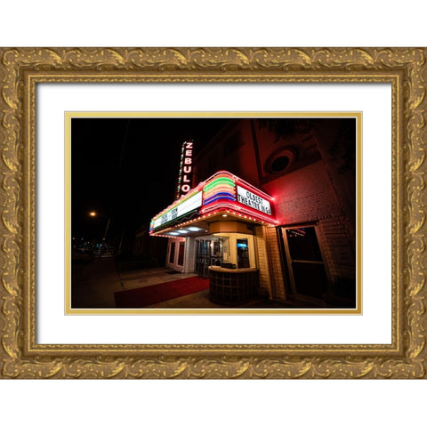 Zebulon Gold Ornate Wood Framed Art Print with Double Matting by Malone, Will