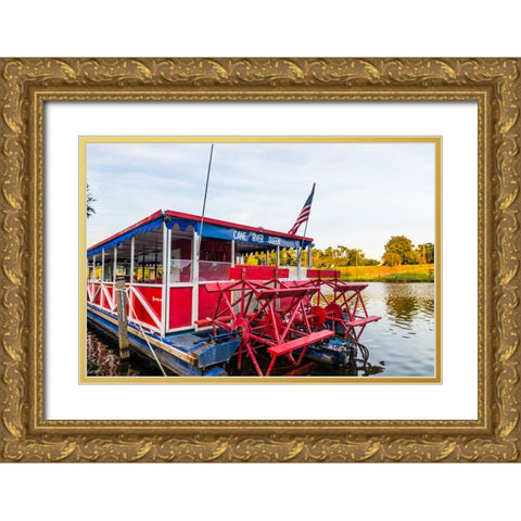 Cane River Queen 2 Gold Ornate Wood Framed Art Print with Double Matting by Malone, Will
