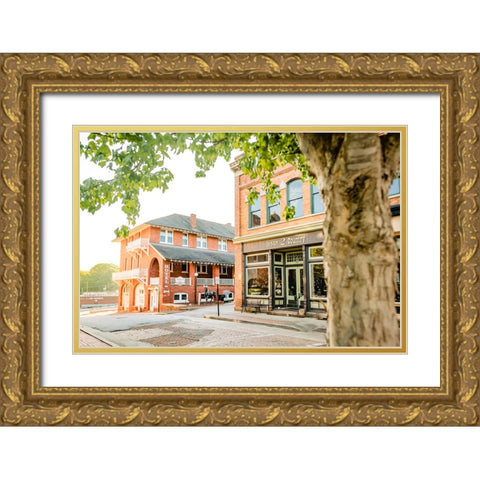 Hotel Gold Ornate Wood Framed Art Print with Double Matting by Malone, Will