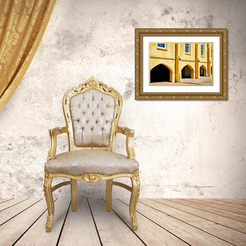 Arsenal Gold Ornate Wood Framed Art Print with Double Matting by Malone, Will