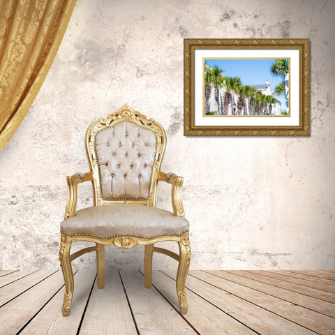Downtown Beaufort 4 Gold Ornate Wood Framed Art Print with Double Matting by Malone, Will