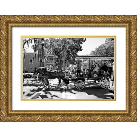 Pull Gold Ornate Wood Framed Art Print with Double Matting by Malone, Will