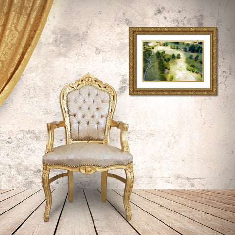 Mini Golf Gold Ornate Wood Framed Art Print with Double Matting by Malone, Will