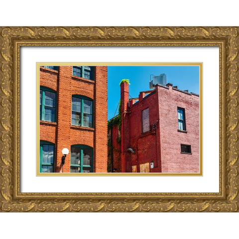 Palmetto Alley Gold Ornate Wood Framed Art Print with Double Matting by Malone, Will