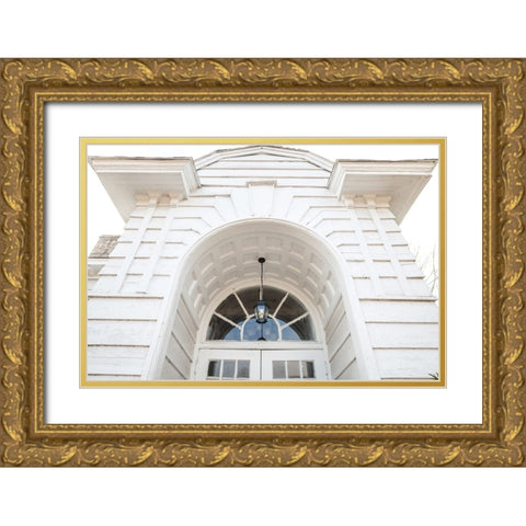 Pelzer Gym 5 Gold Ornate Wood Framed Art Print with Double Matting by Malone, Will