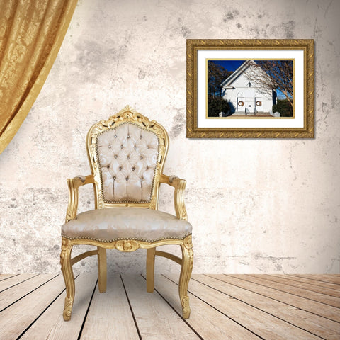 Pelzer Pres 2 Gold Ornate Wood Framed Art Print with Double Matting by Malone, Will