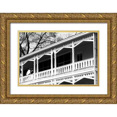 Smythe House 2 Gold Ornate Wood Framed Art Print with Double Matting by Malone, Will
