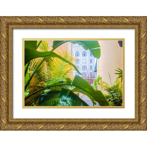 Thomasville Jungle Gold Ornate Wood Framed Art Print with Double Matting by Malone, Will