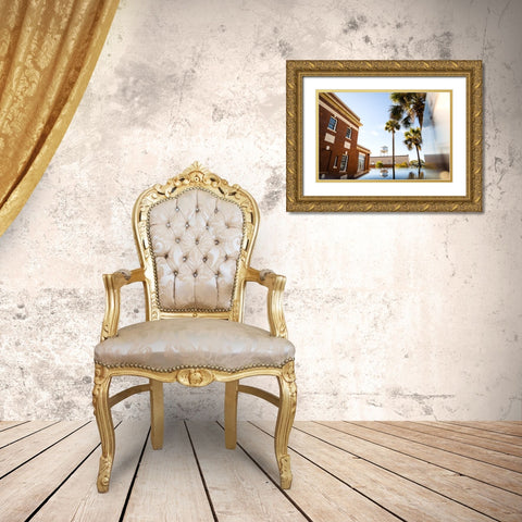 Thomasville Oasis Gold Ornate Wood Framed Art Print with Double Matting by Malone, Will