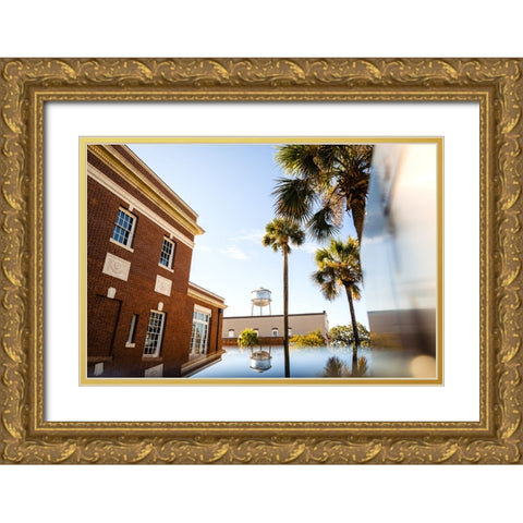 Thomasville Oasis Gold Ornate Wood Framed Art Print with Double Matting by Malone, Will