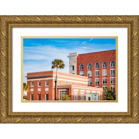 Thomasville Strip 1 Gold Ornate Wood Framed Art Print with Double Matting by Malone, Will