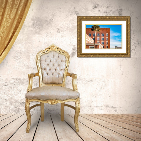 Thomasville Strip 2 Gold Ornate Wood Framed Art Print with Double Matting by Malone, Will