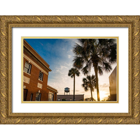 Thomasville Sunset Gold Ornate Wood Framed Art Print with Double Matting by Malone, Will