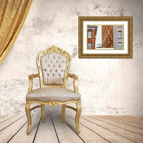 Watertower 8 Gold Ornate Wood Framed Art Print with Double Matting by Malone, Will